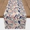 Navy & Pink Flowers Indoor/Outdoor Table Runner